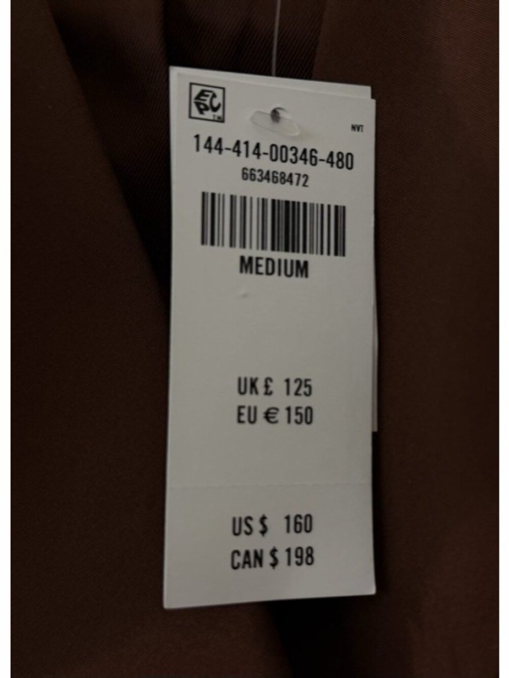 Abercrombie Fitch Women Blend Maxi Trench Coat Brown M 48" NWT $160 Belted Long - Picture 10 of 16